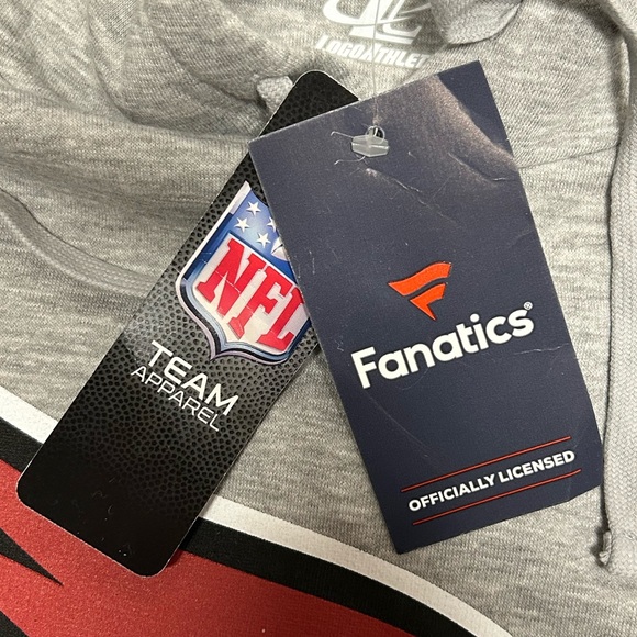 Arizona Cardinals Logo Athletic Hoodie Sweatshirt - Picture 3 of 4